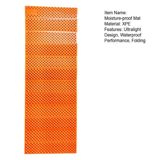 Outdoor Moisture-proof Mat Ultra XPE Foam Camping Backpacking Mattress Multi-function Rectangle Portable Waterproof