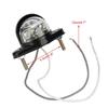 Motorcycle License Plate Light - 12V 6LEDs Reflector, Trailer Truck Lorry License Plate Light