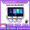 Беспроводное автомобильное радио Carplay для Honda Jazz City 2004-2007 Android мультимедийный видеоплеер GPS-навигация WIFI 2 + 32 ГБ