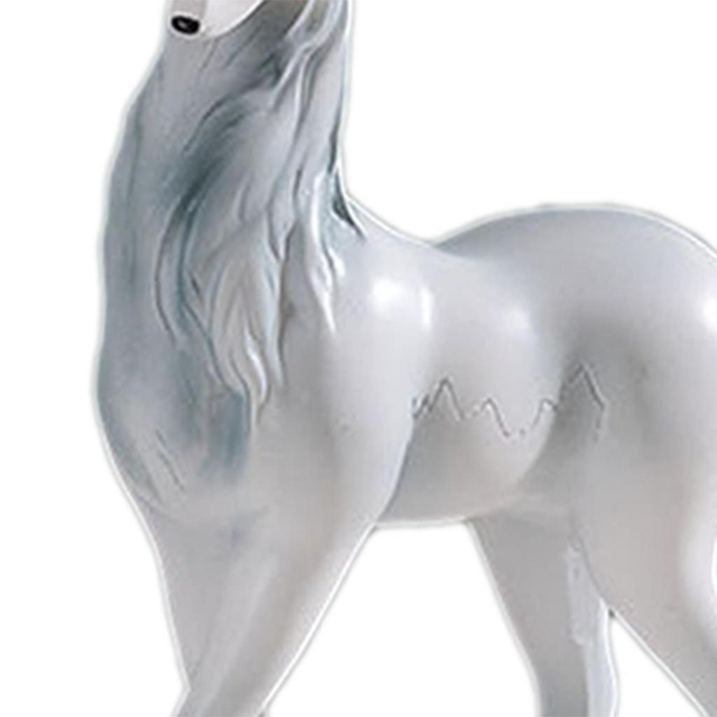 Elk Figurine Collection Resin Tabletop Ornament Animal Sculpture for Cabinet Table Centerpiece Bookshelf Shelf Home Decoration