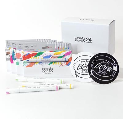 Набор Copic Acrea с подставкой, 24 цвета