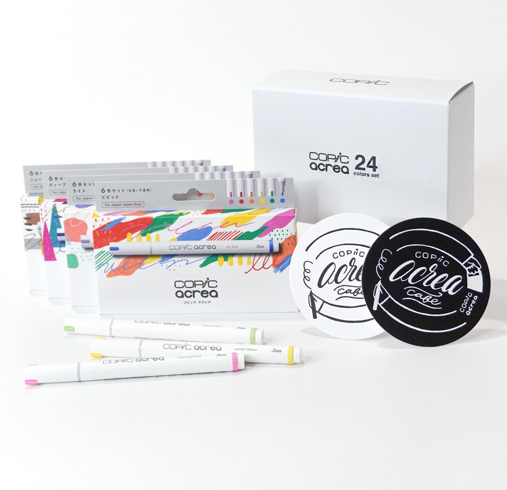 Набор Copic Acrea с подставкой, 24 цвета