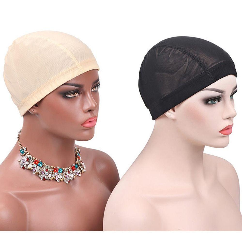 Women Men Beige High Quality Hair Accessories Dome Mesh Wig Caps Mesh Weave Cap Invisible Hair Net