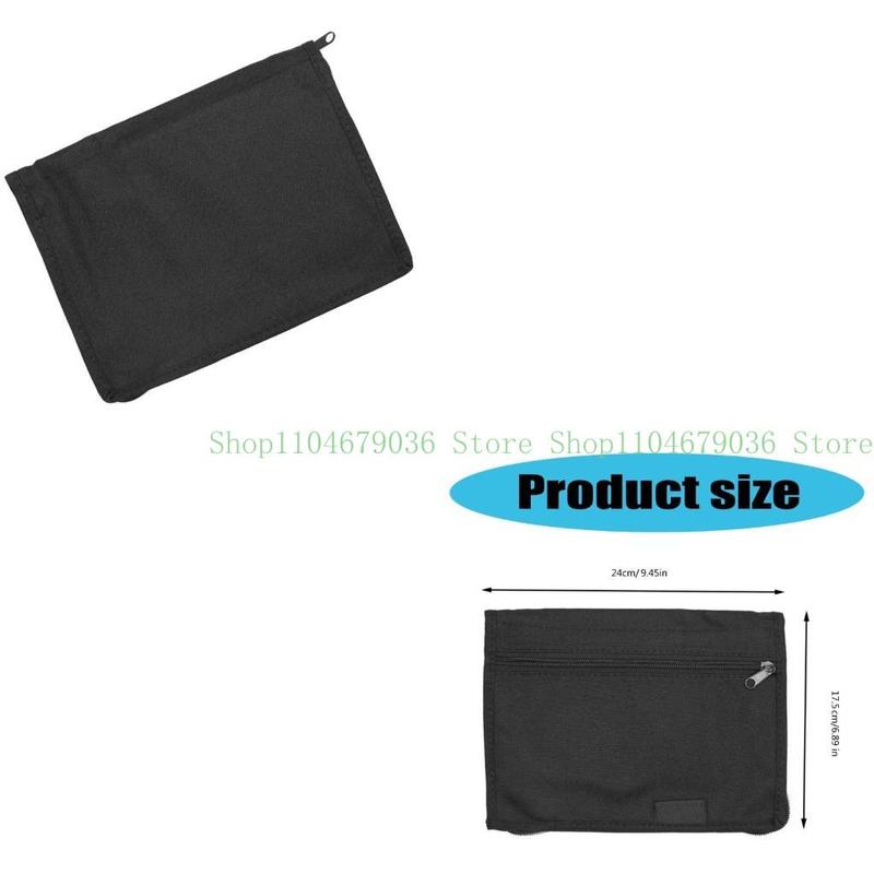652F Multiple Compartment Car Document Organizers Oxford Fabric Constructions Small Car Glove Box Document Holder for Car