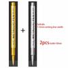 Metallic Highlighter & Paint Marker Set Gold/Silver Waterproof Pens for Signatures Art Outlines & DIY Crafts