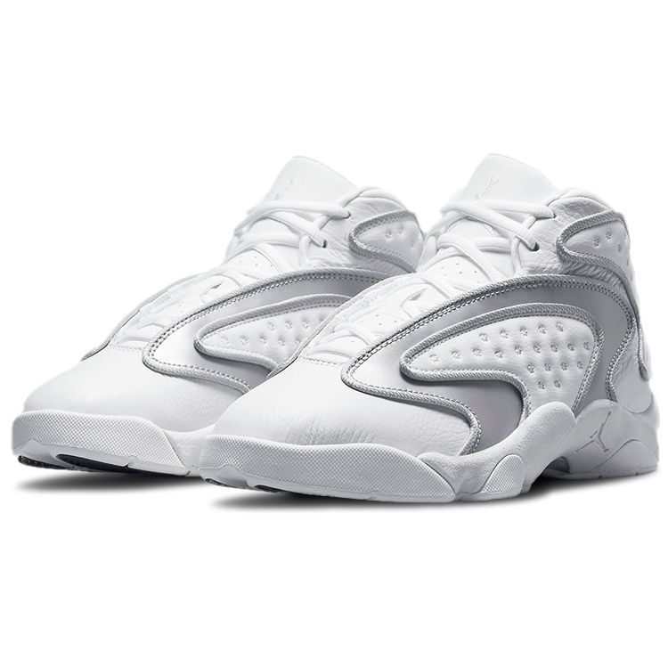 Женские кроссовки Air Jordan OG White Metallic Silver CW0907-100