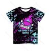 Angry Geometry Dash 3D Print T Shirts Boys Girls Cartoon Anime Tshirts Toddler Kids Game T-shirts Children Tee Tops Camiseta