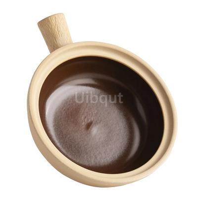 Гонконгский стиль Маленькая сковорода рис Кассероль Одноручный старомодный глиняный горшок Коммерческий высокотемпературный песочный горшок