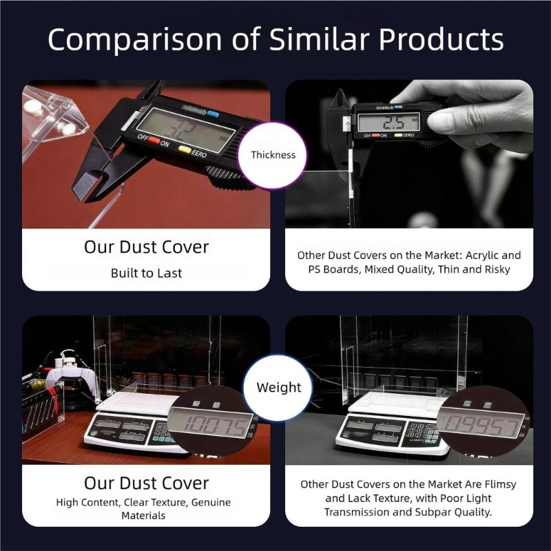 Прозрачная пылезащитная крышка для игровой консоли Slim, акриловая защитная крышка, легко моющаяся, игровой аксессуар