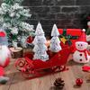 Рождественские мини-сани, Рождественская конфетница Сани Санты Корзина Конфетница Чаша Сервер Настольный Настольная полка Декорации Красное Праздничное украшение Зима