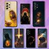 Религиозная вера Иисус Для Samsung S9,S10,S20,S10,S21,S25,S24,S23,Ultra,FE,Plus,Lite,Мягкий силиконовый черный чехол