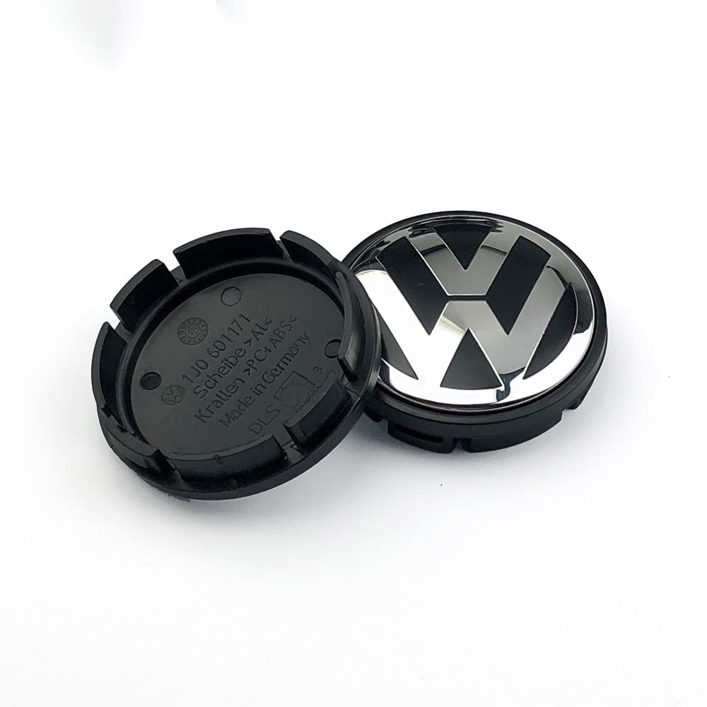 Wheel Center Hub Caps 4pcs 56mm 65mm For Peugeot VW GTI Scirocco Polo T5 Passat B6 Golf Tiguan Jetta T-ROC 3B7601171 1J0601171 zd6
