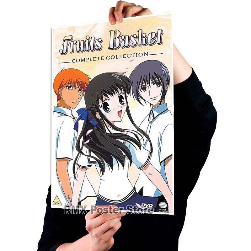 HD печать аниме корзина с фруктами плакаты белая бумага с покрытием постер для рисования настенный художественный декор гостиная домашний бар украшения фотографии