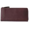 VOLVOX Длинный кошелек из натуральной кожи (Темно коричневый) VLX-109-05
