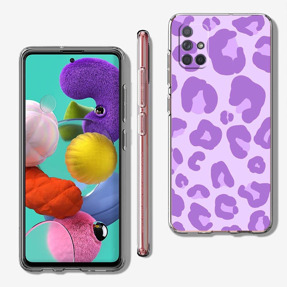 Бесконечность на фиолетовом чехле для телефона Samsung Galaxy A51 A71 A21S A12 A11 A31 A41 A01 A03S A22 A13 A33 A73 A53 A52 A32 5G A23