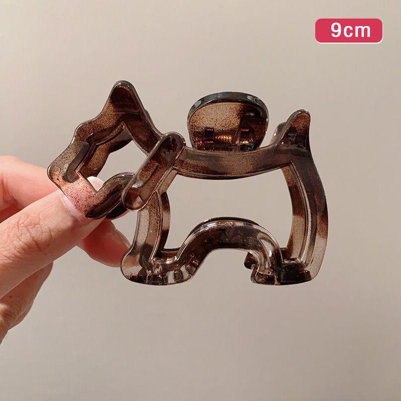 Мультяшная заколка для волос в виде щенка, цвет масляной живописи, зажим для волос, креативные заколки для волос, аксессуары для волос