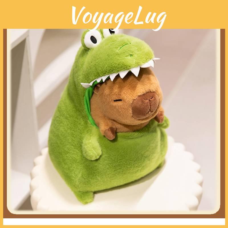 Doll Capybara Transforms Into Crocodile Plush Toy Stuffed Doll Kid Gift Birthday