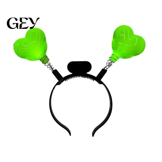 Long-lasting LED Headband Star with Spring, Light Up Wobble Hair Hoop Shape for Party Concert, Glowing Festival Prop Kids Adults, Graduation