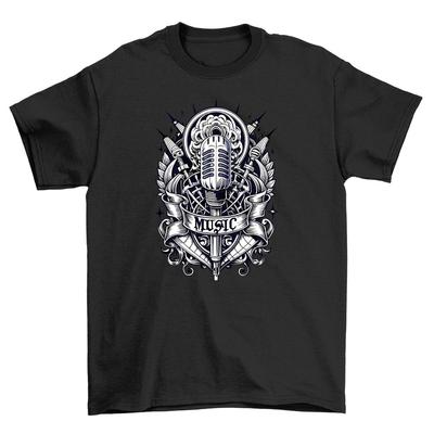 Зажги микрофон с футболкой ''Gothic_85'' - Смешная, стильная и усиливающая