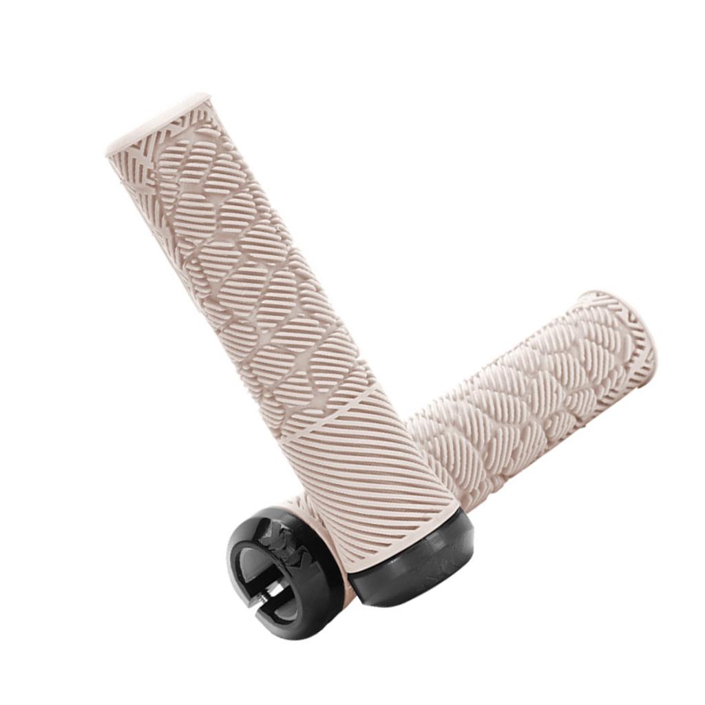 Bike Handlebar Grips Single Lock Non Slip Fits 22.2mm Handle for Mountain Commuter Folding Bikes Black