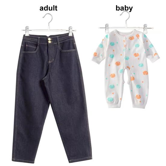 5 шт. Прочные противоскользящие вешалки для одежды с регулируемыми зажимами для брюк, юбок и многого другого — защита из нержавеющей стали