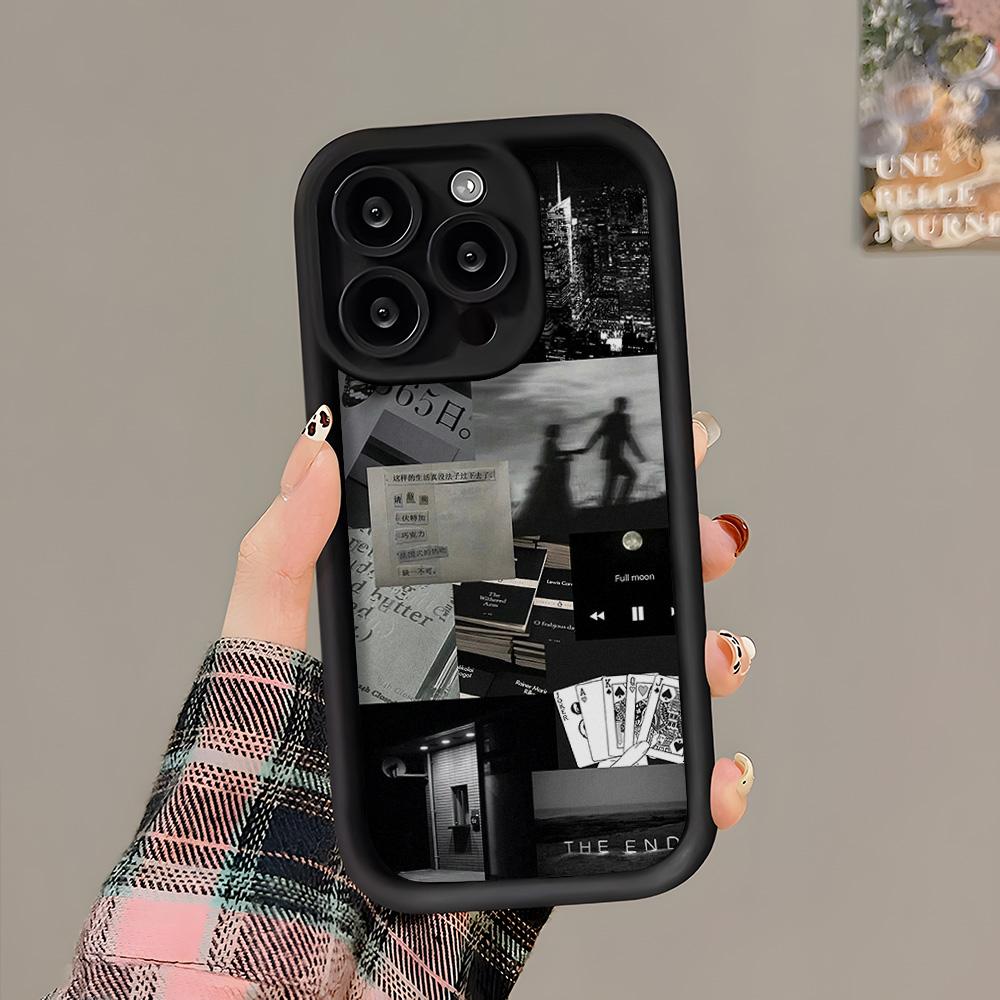 Чехол для телефона iPhone 11 13 12 14 15 16 Pro Max 7 8 Plus XR XS Max Samsung A55 S24 S23 A02S Redmi 9 13C 9A 10 A3 OPPO A15S A16 A17 A18 A38 A53 A54 A31