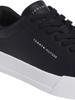 Кроссовки Tommy Hilfiger TH Court LTH Detail Ess Court Ess Sneaker черный белый
