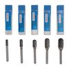 Набор твердосплавных борфрез с двойной насечкой и хвостовиком 6 мм для шлифовки, полировки, сверления, сверления, полировки автомобилей, лодок, авиации