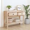 VidaXL Console Table 100x35x75 Cm Solid Pine Wood 814624