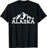 Alaska T-Shirt Wilderness Adventure Hiking Top  Streetwear  Vintage T Shirt  Men Clothing  Ropa Hombre