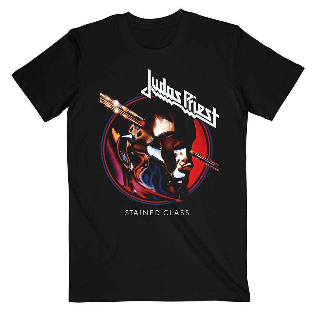 Judas Priest Unisex Tshirt Stained Class Album Circle (Xlarge)