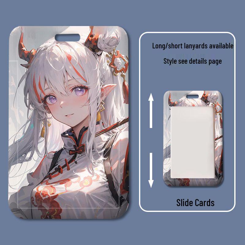 Защитный твердый чехол для карт Arknights Skadi - Студенческий билет, Пропуск, Автобус