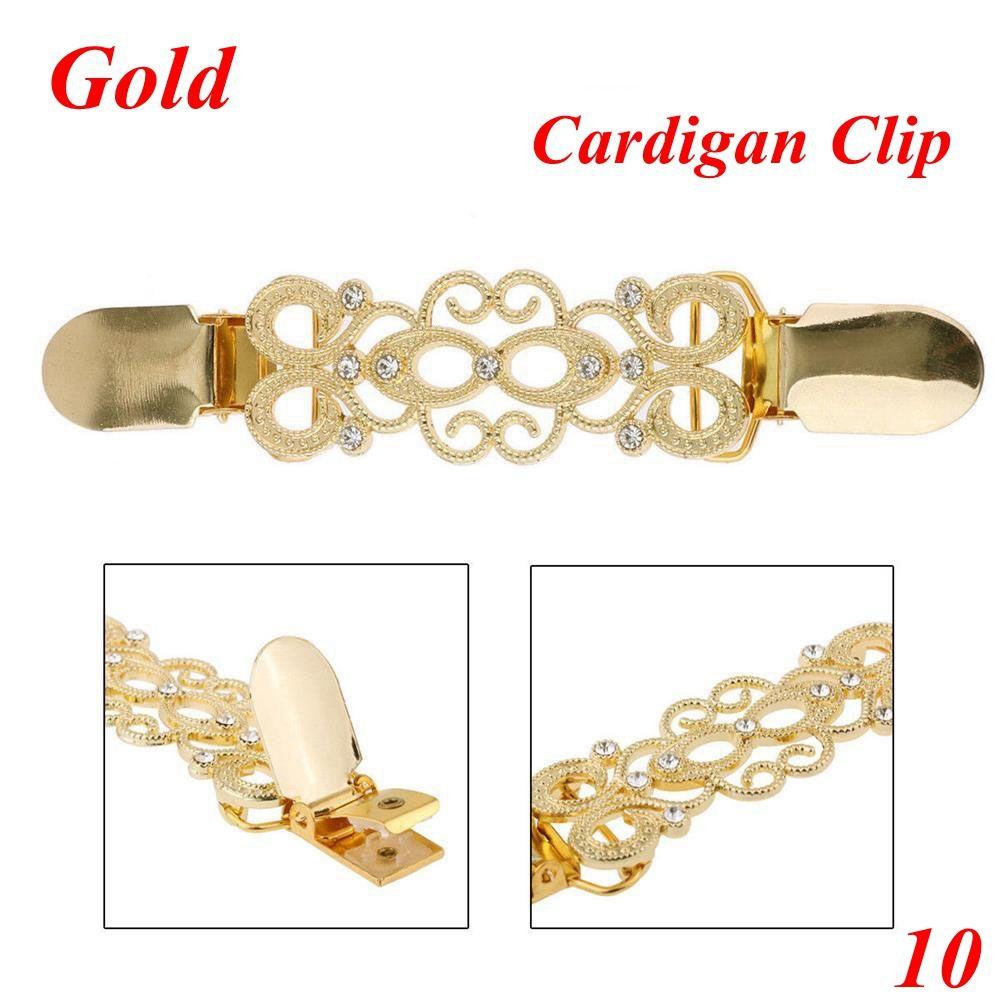 Шарм Подарок Новый Воротник Рубашки Зимний Свитер Блузка Зажим для Шали Брошь Зажим-Утка Застежки Зажим для Кардигана