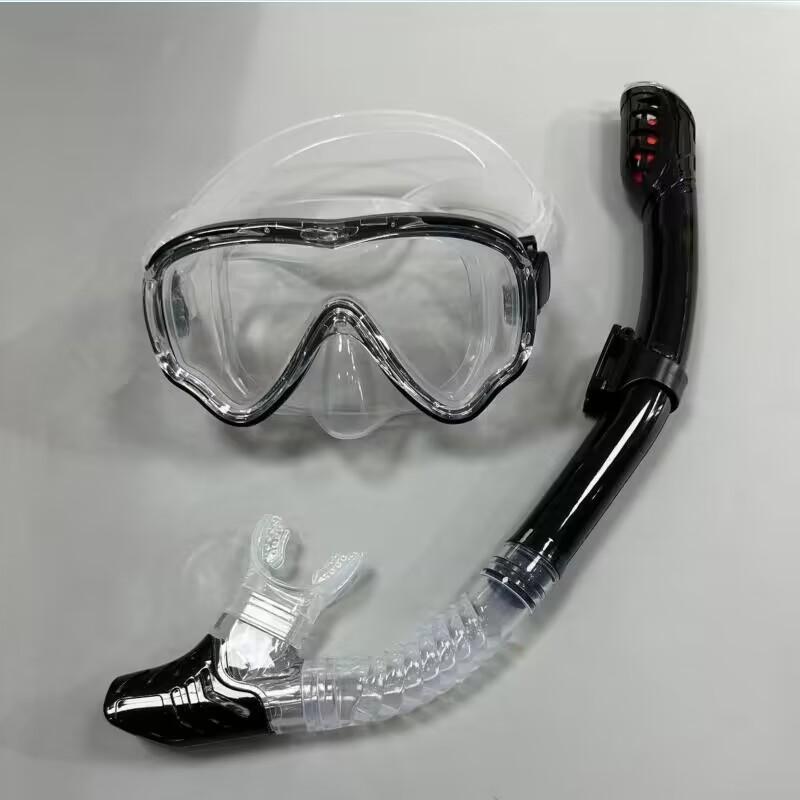 Трубка Комплект для дайвинга для взрослых Закаленное стекло Профессиональное панорамное снаряжение для дайвинга Обучение плаванию Комплект для дайвинга