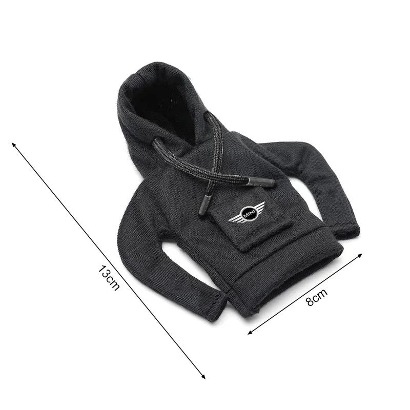 E90 Car For BMW Car Gear Lever Hood Small Sweater Decoration Gear Lever Hoodie Car Accessories For BMW Mini Cooper R56 R50 R53