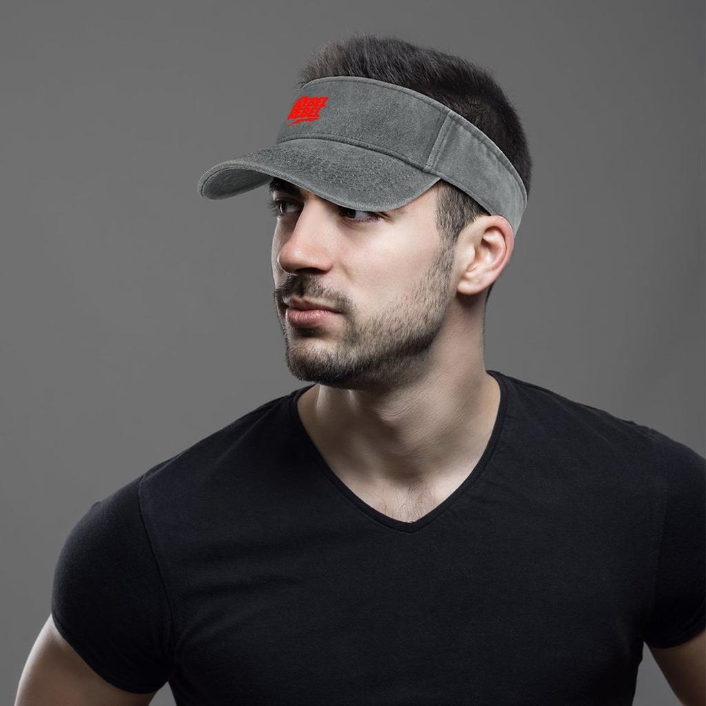 Дэвид Рок-звезда певец солнцезащитный козырек дырявый топ ковбойские шляпы унисекс женские спортивные бейсбольные теннисные кепки для гольфа с открытым верхом шляпа на заказ