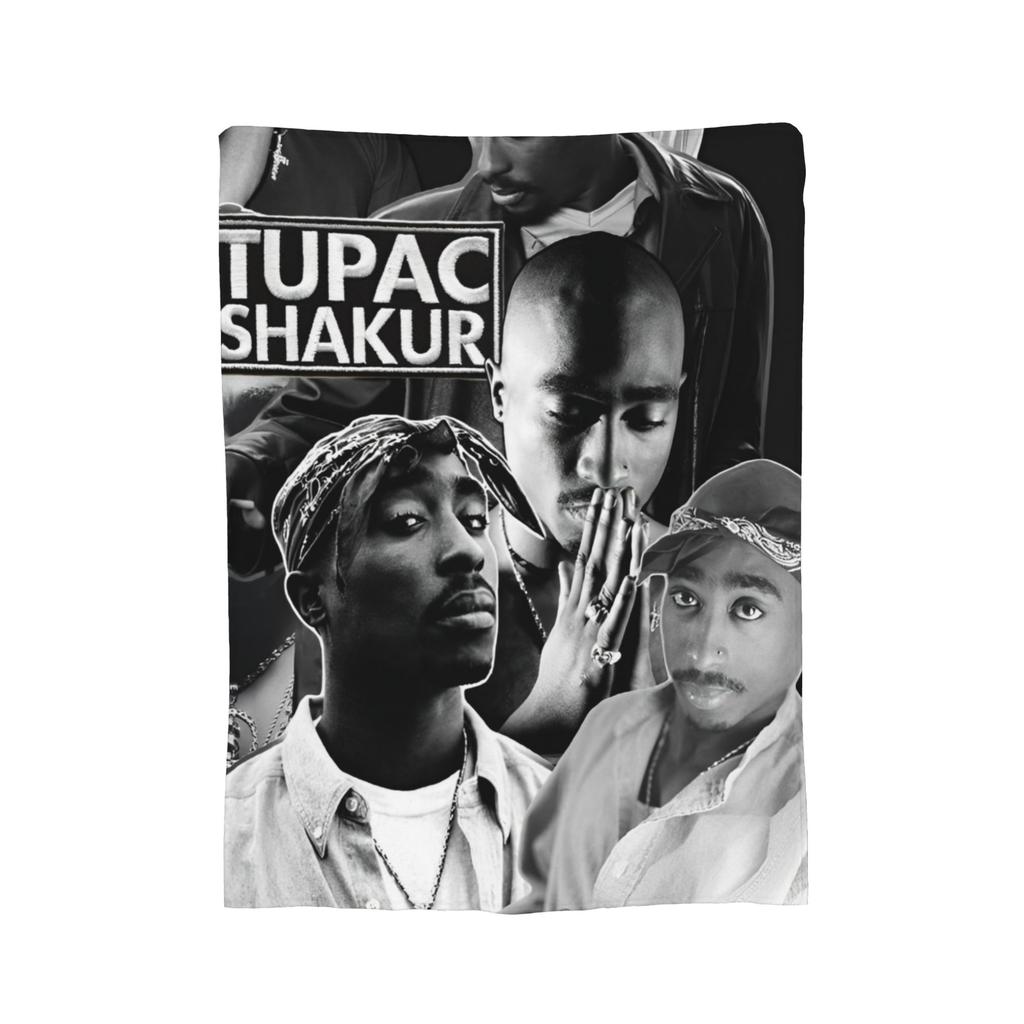 Poetic Justice Flannel Blankets Tupac 2pac Hip Hop Singer Fashion Throw Blanket for Home Rug Piece,