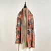 Temperament Printed Versatile Thickened Warm Scarf Double-sided Imitation Cashmere Dual-purpose Shawl 10,000 Horses Galloping Scarf