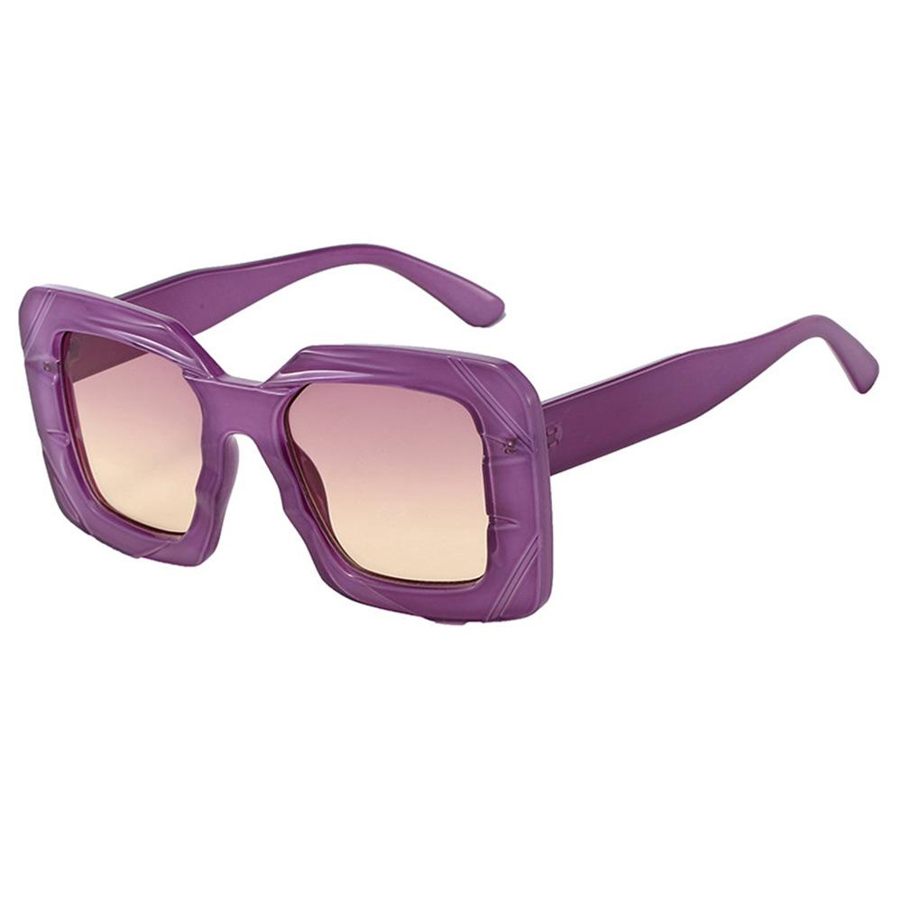 Luxury Leopard Print Gradient Personalized Concave And Convex Feeling Square Women Sunglasses Vintage Punk Men Eyewear Uv400