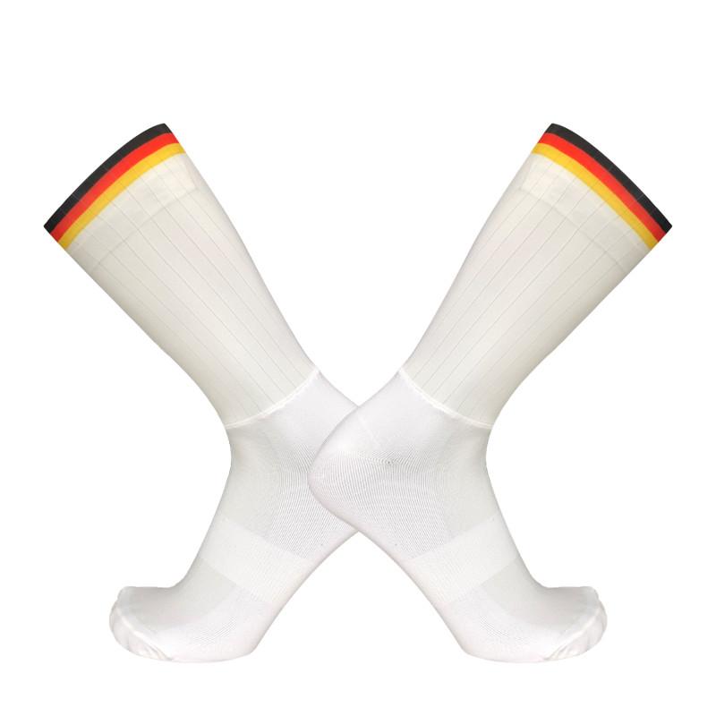 Новые летние дышащие велосипедные носки мужские противоскользящие бесшовные аэро велосипедные износостойкие дорожные носки для велоспорта