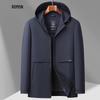 Rommon Men's Hooded Business Casual Jacket
