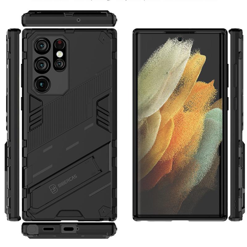 Для Samsung Galaxy S22 Ultra 5G противоударный бронированный чехол для телефона Samsung S22 Plus 5G противоударный защитный чехол-подставка для задней панели