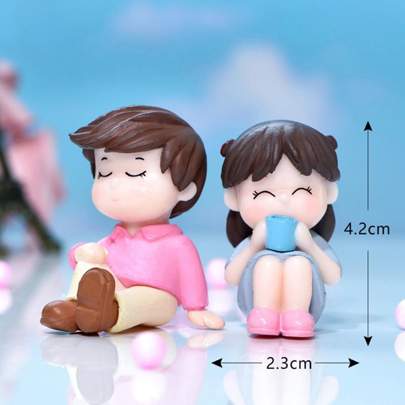 Любители пара миниатюрная мини-кукла DIY фигурки террариума сказочный садовый декор подарок на день Святого Валентина аксессуары для дома