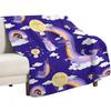 Figment pattern Throw Blanket Color Fast Cozy Throw Blanket