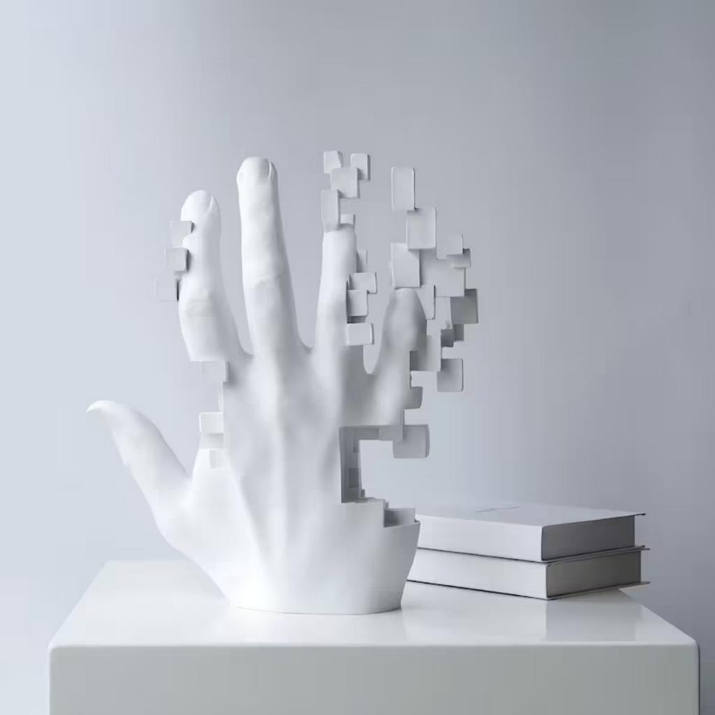 Мозаичная скульптура ручной работы для домашнего декора Современное абстрактное искусство Украшения стола для домашнего декора Гостиная Офис Отель ТВ Тумба