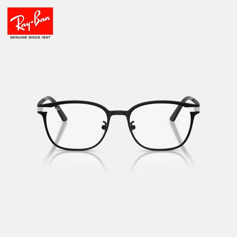 [Новый продукт] Ray-Ban квадратная титановая металлическая оптическая оправа для очков от близорукости мужская и женская 0RX8780D