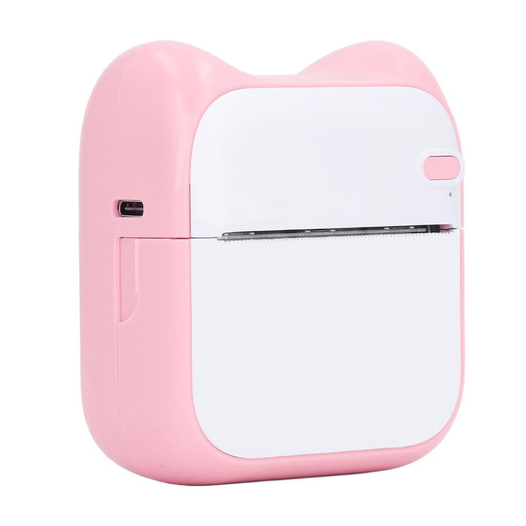 Мини-карманный принтер с 5 рулонами бумаги Bluetooth-принтер термопечатающая машина для фото этикеток