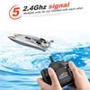 2.4G Радиоуправляемая Высокоскоростная Лодка Двойной Двигатель Скоростной Катер Преодоление Препятствий Водонепроницаемый Дистанционное Управление Корабль Игра 30 км/ч Детские Наборы Игрушек Подарки для Мальчиков