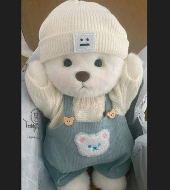 Плюшевая игрушка Лина Медведь 30 см с пижамой для переодевания