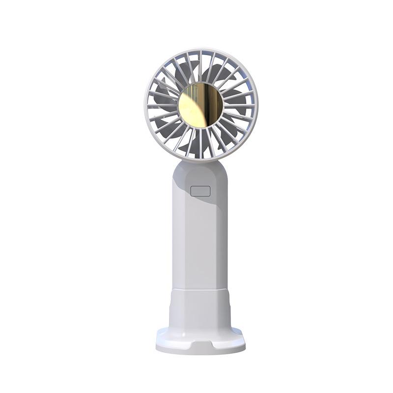 Cross-Border Five-Speed High-Speed USB Handheld Small Fan Semiconductor Ice Cooling Turbine Violent Fan with Foldable Feature